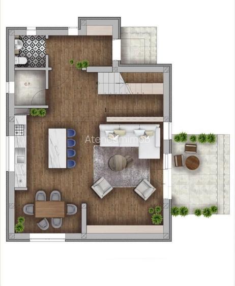 Vila deosebita, zona buna