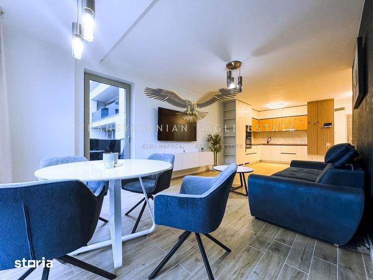 Apartament cu 2 camere semidecomandat, mobilat în Între Lacuri