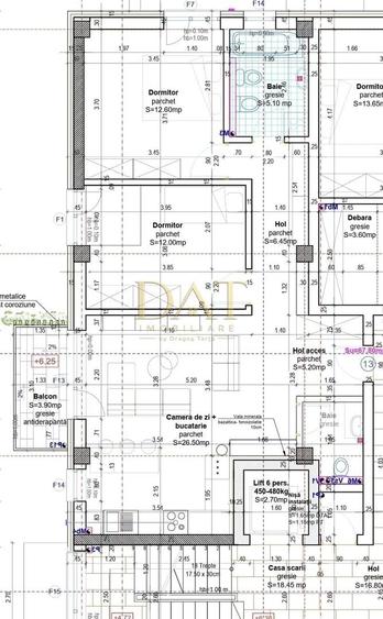 Apartament cu 3 camere semidecomandat în Baciu