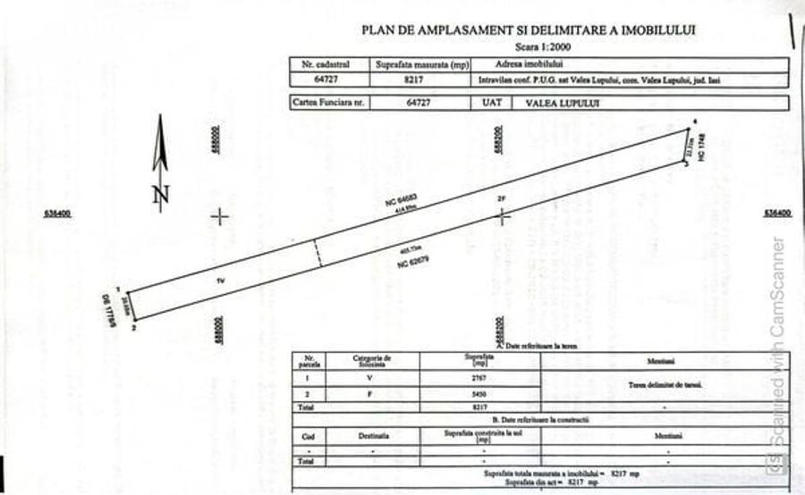 Teren de vanzare intravilan Valea Lupului - 2