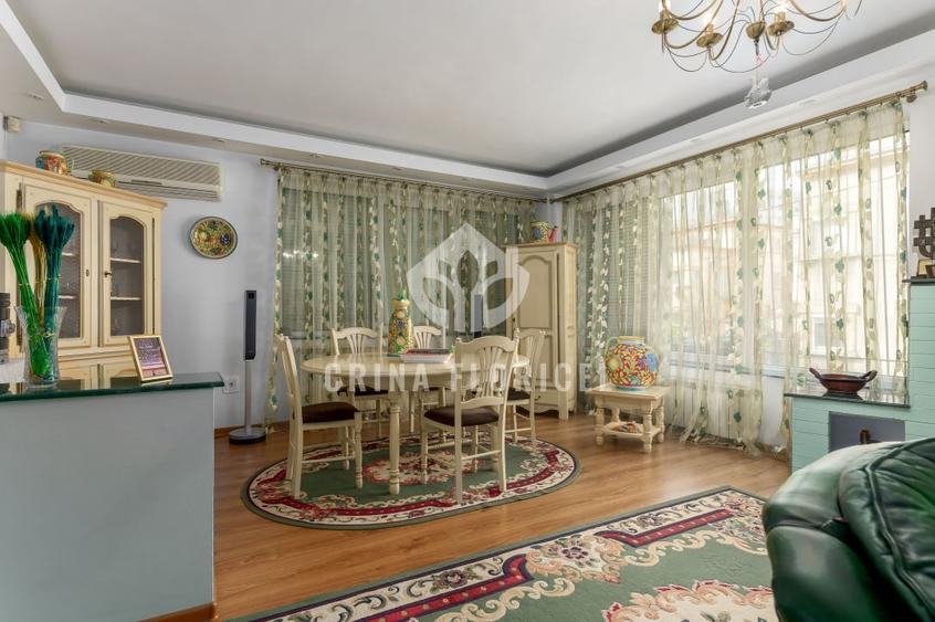 Apartament cu 4 camere decomandat, mobilat în Dorobanți