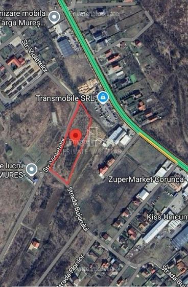 Teren Construcții intravilan de 706 mp, în Corunca