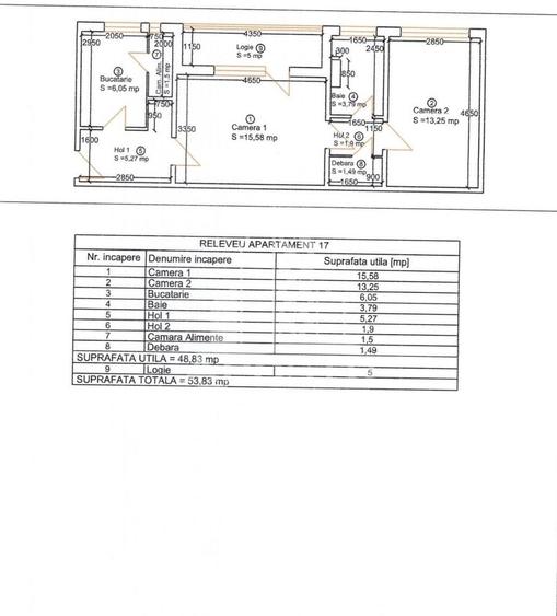 Apartament cu 2 camere de vanzare, Spitalul Judetean, Timisoara - 13