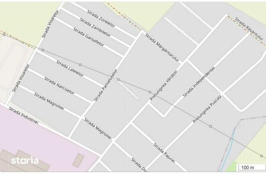 Teren de 2500 mp, în Central