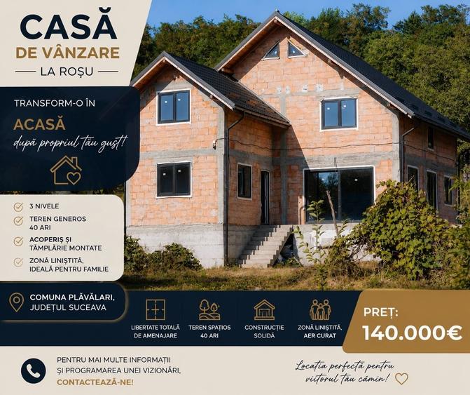 Casă cu 4 camere în Exterior Vest