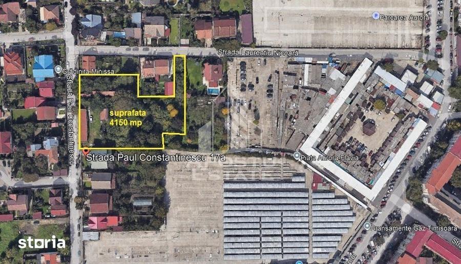 Teren de 4150 mp, în Iosefin