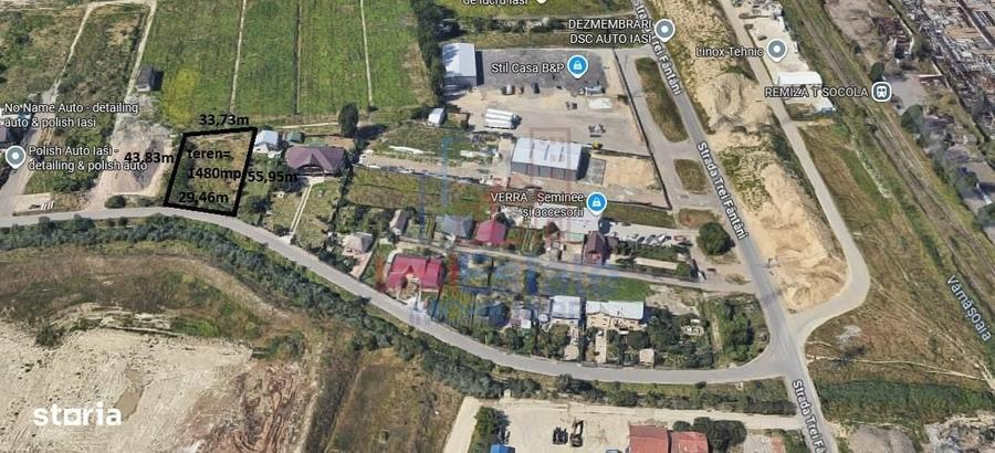 Vladiceni TEREN 1480mp la numai 200m de str Trei Fantani asfalt si uti - 4