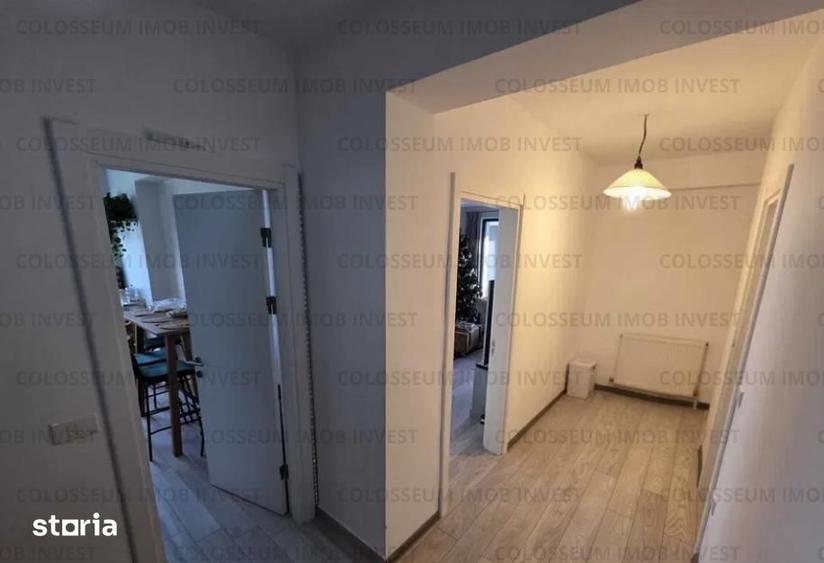 Apartament cu 3 camere decomandat, mobilat în Tractorul