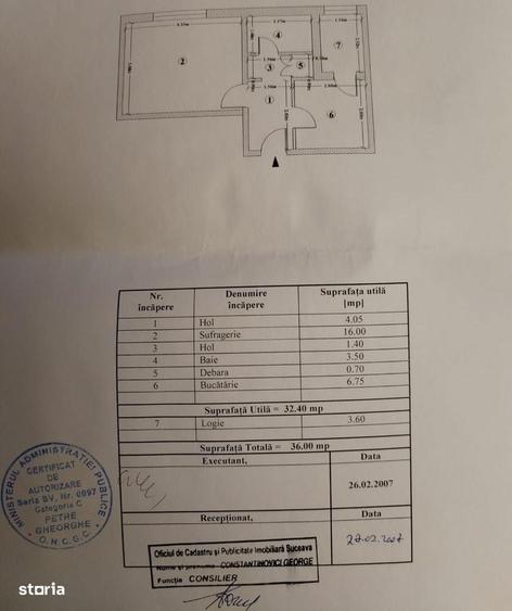 Garsonieră decomandată în Central