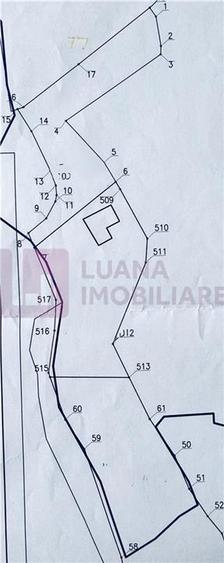 Teren Construcții intravilan de 3581 mp, în Vale
