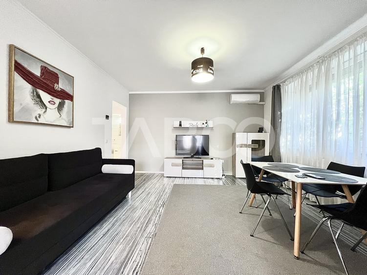 Apartament cu 2 camere semidecomandat, mobilat în Plopilor