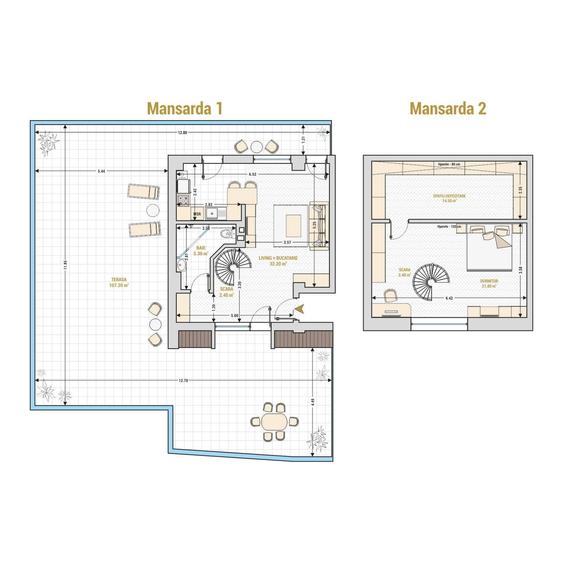 Apartament Duplex 2 camere, complex Catedral Residence - 2