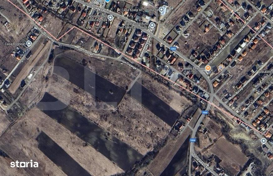 Teren de 1400 mp, în Chinteni