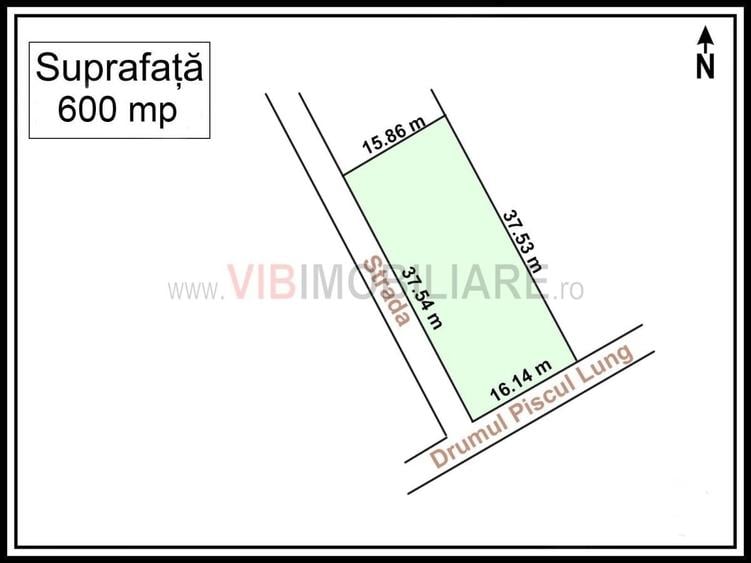 Baneasa Piscul Lung | Teren intravilan cu dubla deschidere, ideal - 1