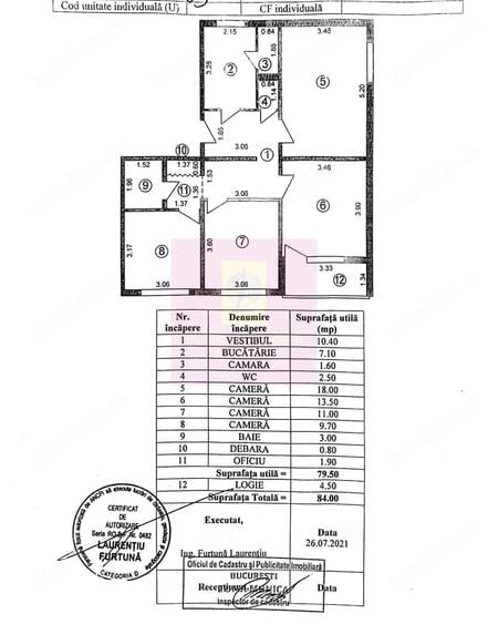 Apartament cu 4 camere decomandat în Brâncoveanu