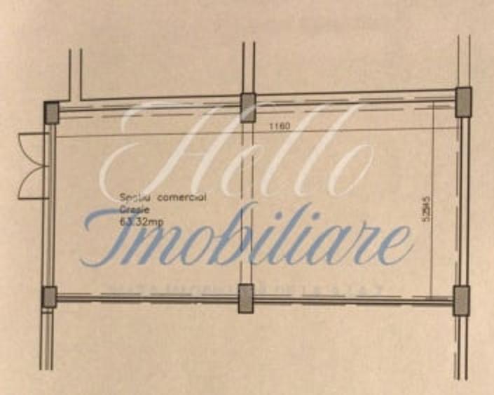 Spațiu comercial, de 64 mp, în Mărăști