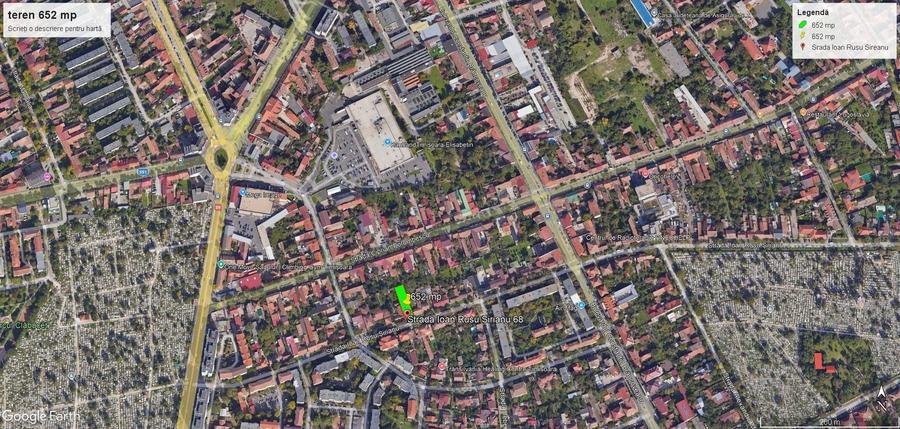 Teren Construcții de 652 mp, în Elisabetin