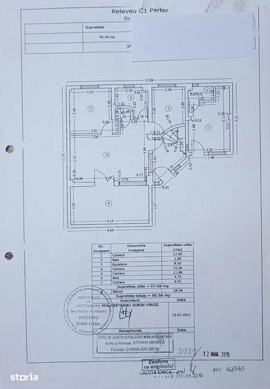 Casă cu 9 camere cu Teren 538 Mp în Central