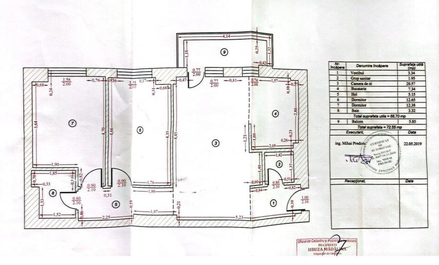 Apartament cu 3 camere, mobilat în Pipera