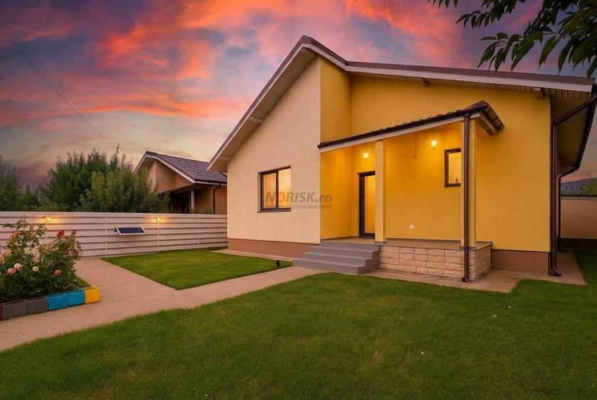 Casă individuală cu 3 camere cu Teren 400 Mp în Domnești