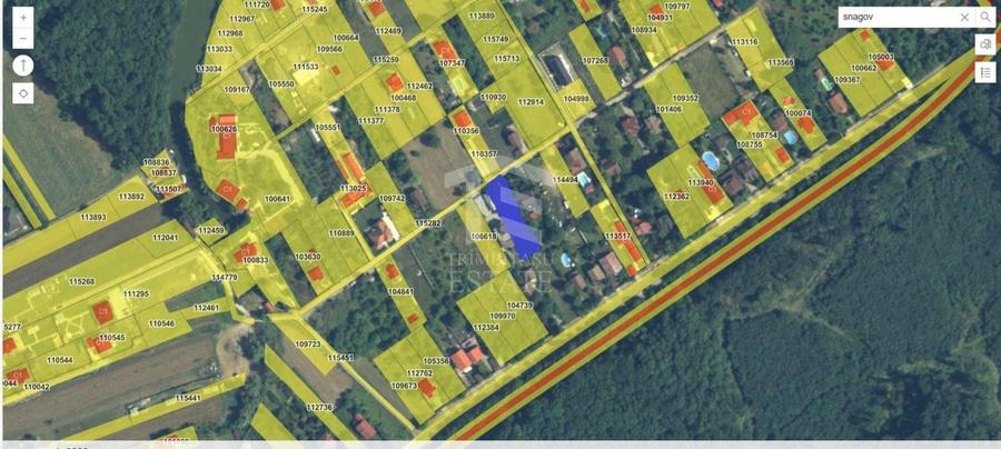 Teren Construcții intravilan de 997 mp, în Snagov