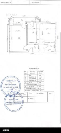 Apartament cu 2 camere decomandat în Central
