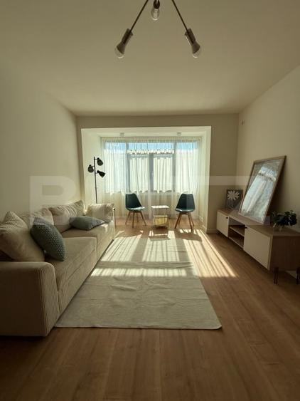 Apartament cu 2 camere semidecomandat, mobilat în Țiglina 2