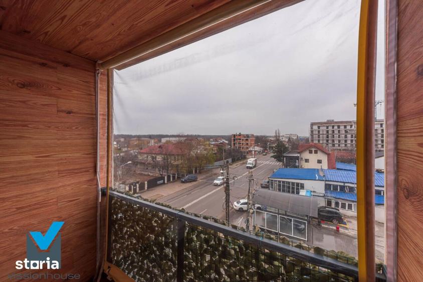 Apartament cu 2 camere semidecomandat, mobilat în Străulești