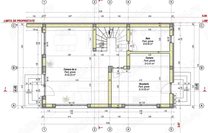 Casă cu 6 camere cu Teren 367 Mp în Săftica