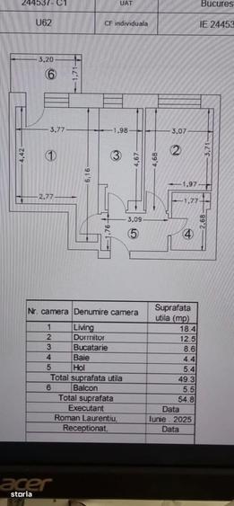 Apartament cu 2 camere în Central