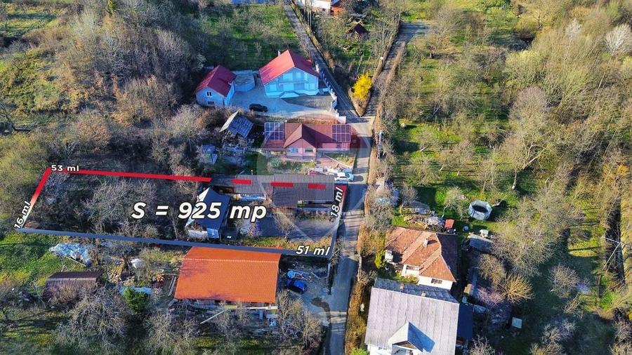 Casă individuală cu 3 camere cu Teren 925 Mp în Central