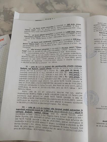 Teren de 6000 mp, în Budești
