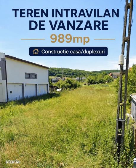 Teren de 989 mp, în Chinteni