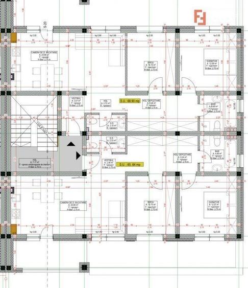 Apartament cu 3 camere decomandat în Rudicica
