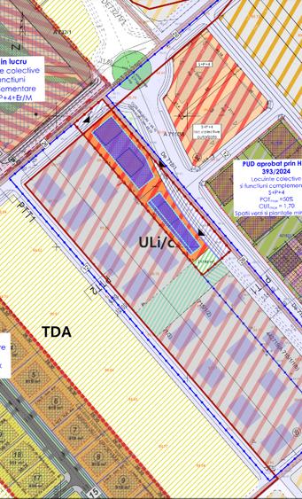 Teren Construcții intravilan de 1209 mp, în Torontalului