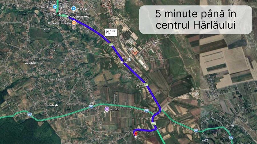 Teren de 1800 mp, în Scobinți