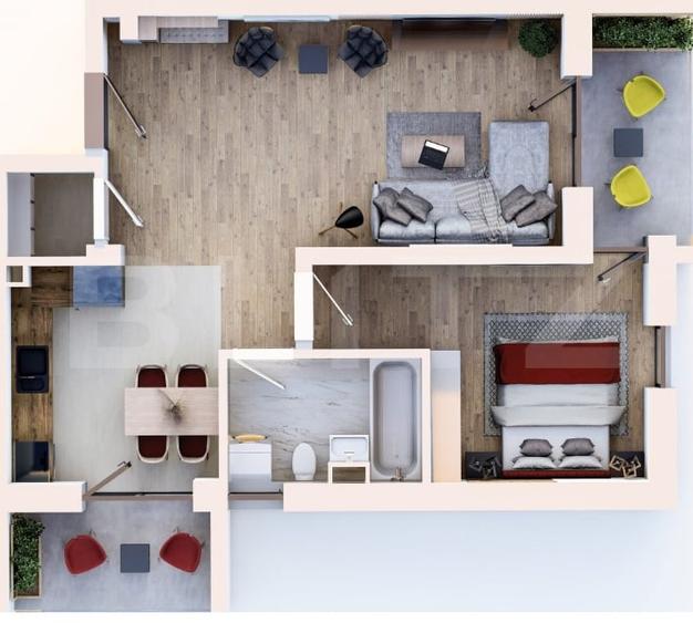 Apartament 2 camere, 52.50 mp, zona Unirii Green Properties - 7