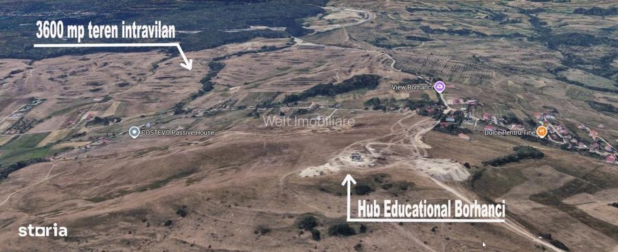 Teren intravilan 3600 mp in Soporinvestitie smart, zona Hub-ului Ed