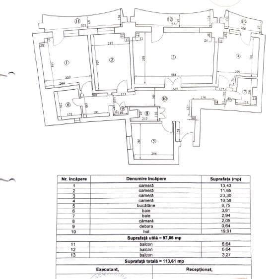 Apartament 4 camere centrala proprie necesita renovare Lujerului - 1