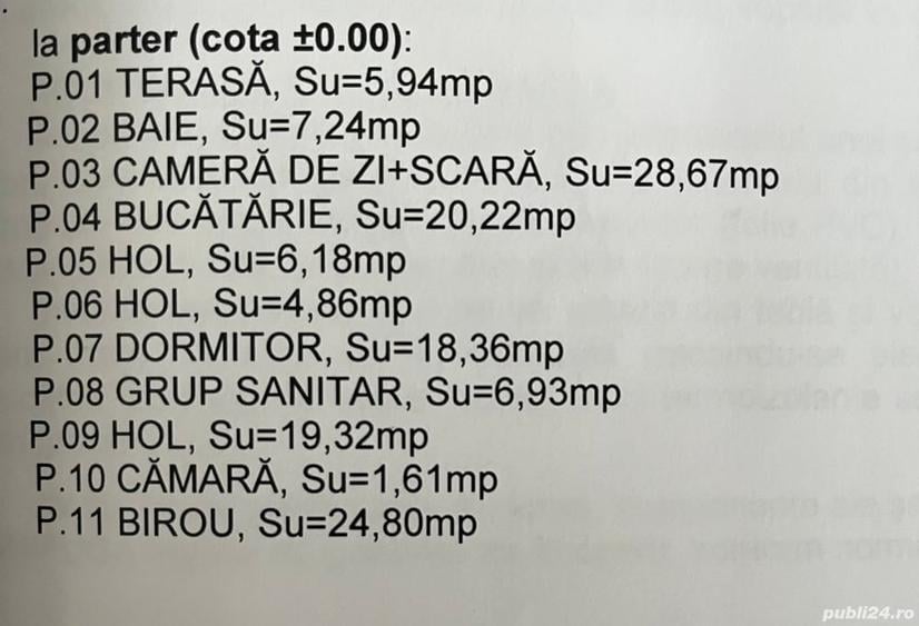 Casă cu 5 camere cu Teren 1073 Mp în Poienarii Burchii