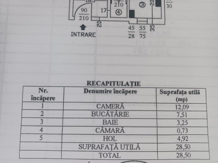 Garsonieră decomandată în Drumul Taberei
