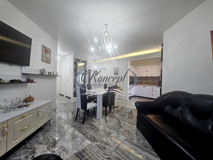 Apartament cu 3 camere semidecomandat, mobilat în Florești