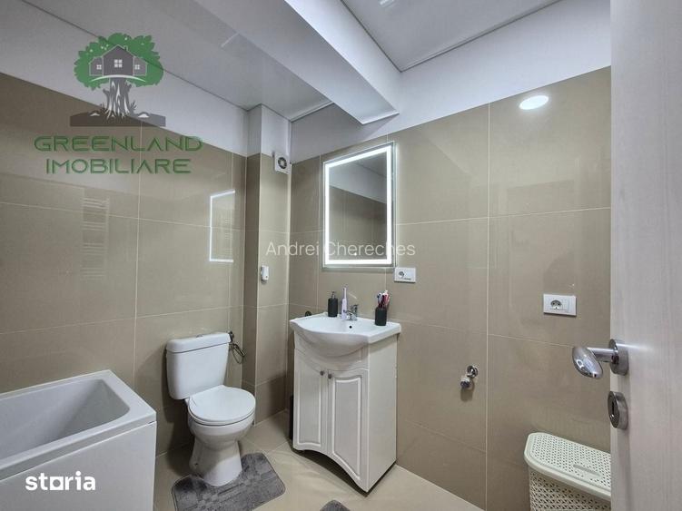 Ap 2 Camere, Mobilat si Utilat,Bloc NOU, LIFT, etaj 3, Parcare, Bucium