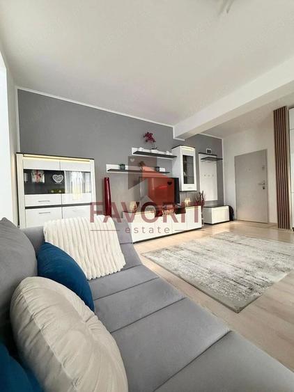 Apartament cu 2 camere semidecomandat, mobilat în Giroc