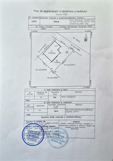 Casă cu 4 camere în Cârcea
