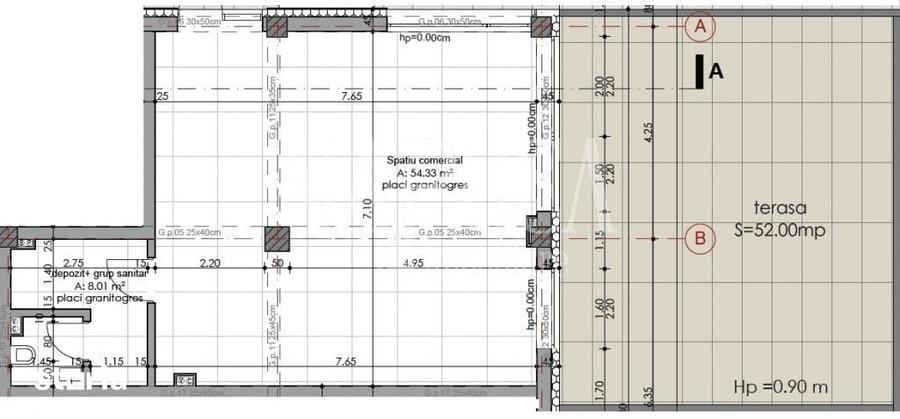 Spațiu comercial, de 62.34 mp, în Borhanci
