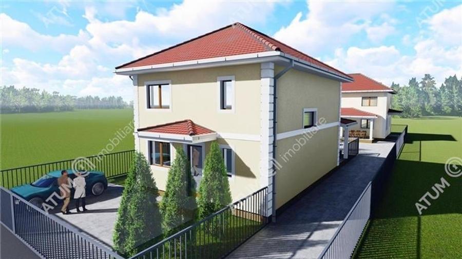 Casă individuală cu 4 camere cu Canalizare în Șelimbăr