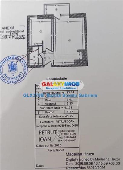 Apartament cu 2 camere decomandat, mobilat în Morarilor