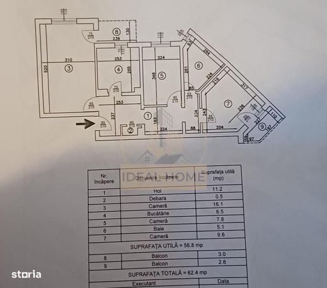 Apartament cu 3 camere decomandat în Nicolina — fotografia 1