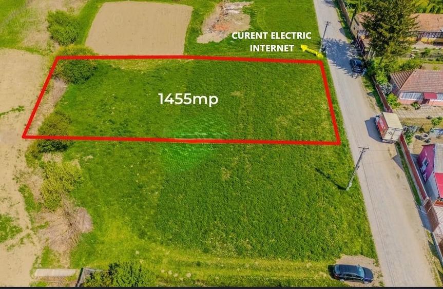 Teren de 1455 mp, în Lunca Mărcușului
